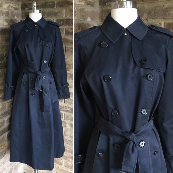 burberry coat navy